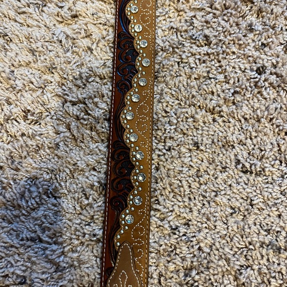 Tony Lama Katlyn Crystal Belt 36 - Picture 8 of 11